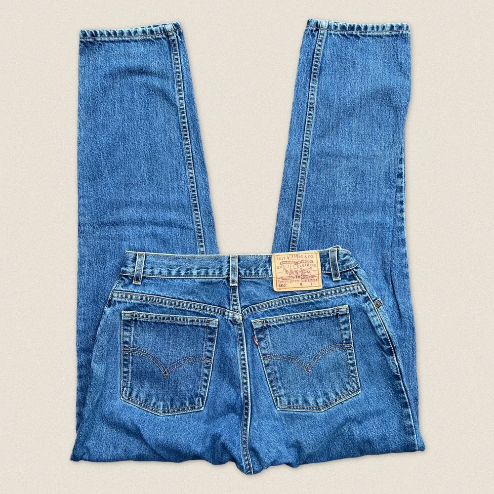 Vintage 90s 550 Levi’s Denim Jeans | Size 30"  Long Tall |